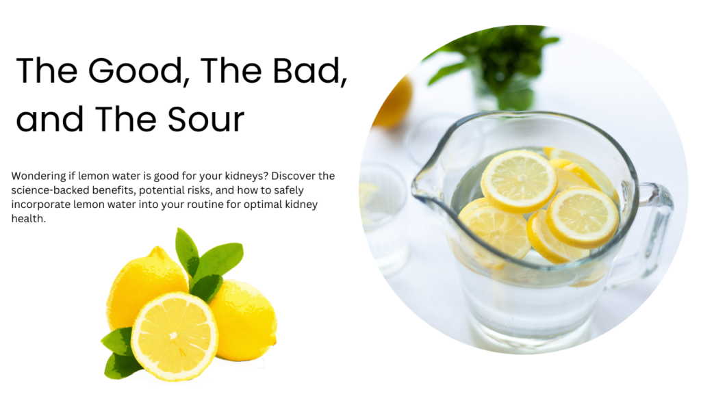 Lemon Water for Kidneys 